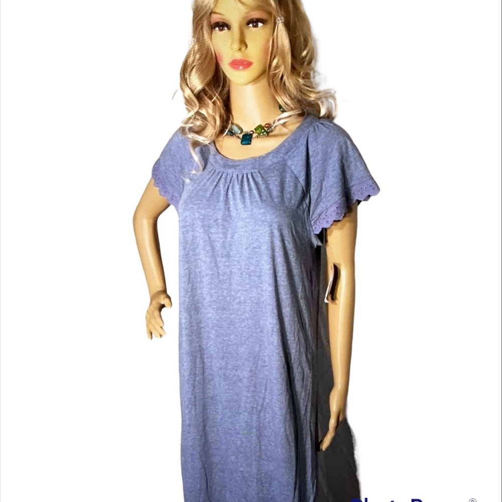 NWT PINK K blue woman's nightgown size small